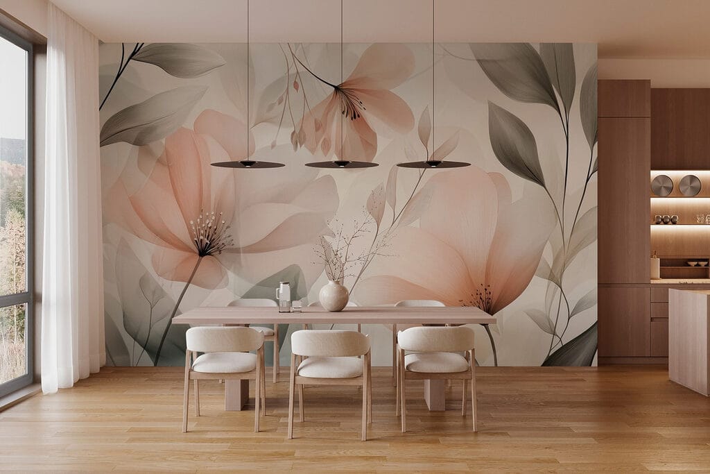 Delicate petals in soft hues