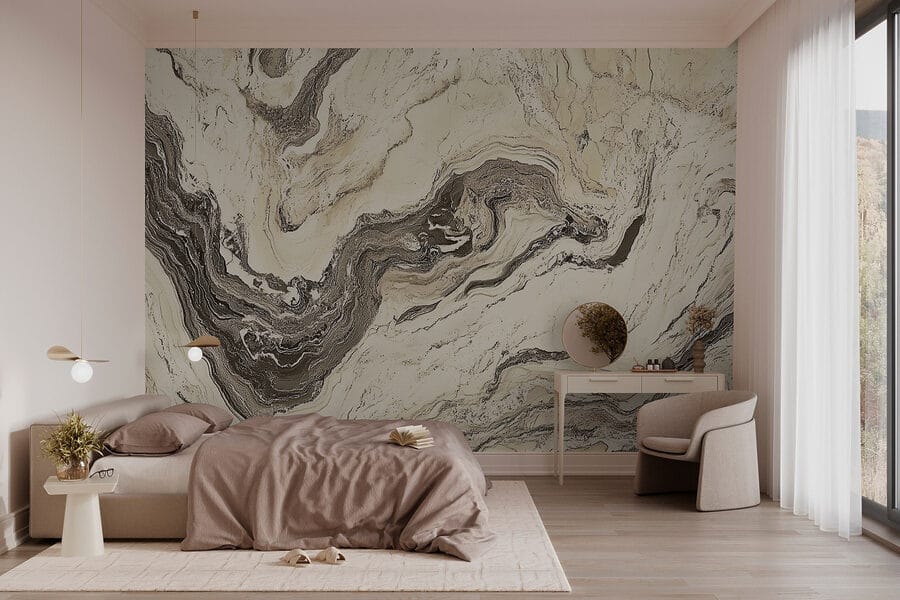 Fototapeten Abstrakte Textur in neutralen Tönen – Bild 2