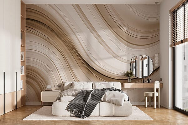 Fototapeten Fließende Linien in weichen, neutralen Tönen (Artikelnummer: w02899) Fototapeten Fototapeten Fließende Linien in weichen, neutralen Tönen (Artikelnummer: w02899)