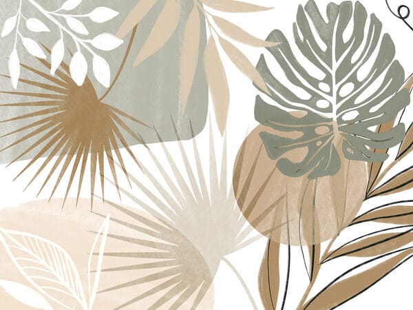 Von der Natur inspiriertes abstraktes botanisches Design Von der Natur inspiriertes abstraktes botanisches Design
