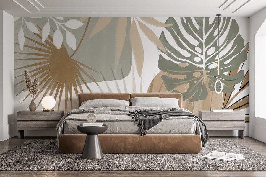 Von der Natur inspiriertes abstraktes botanisches Design