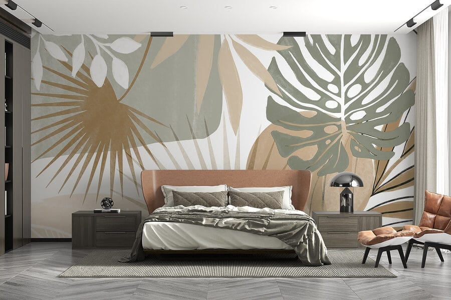 Von der Natur inspiriertes abstraktes botanisches Design