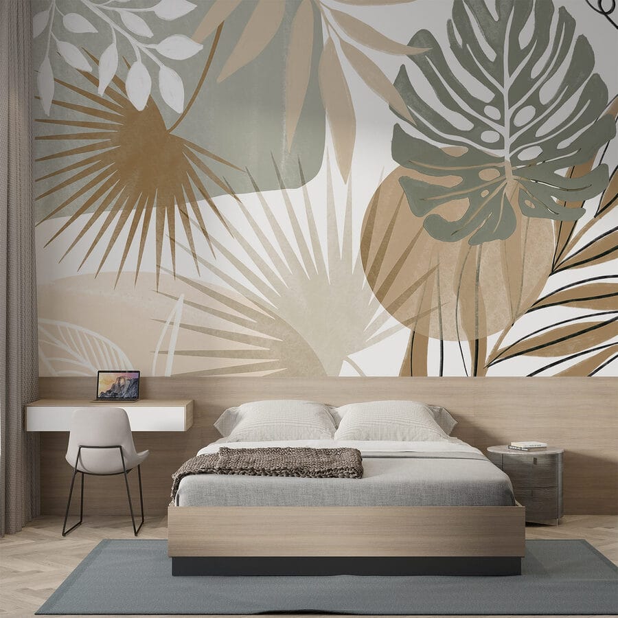 Von der Natur inspiriertes abstraktes botanisches Design