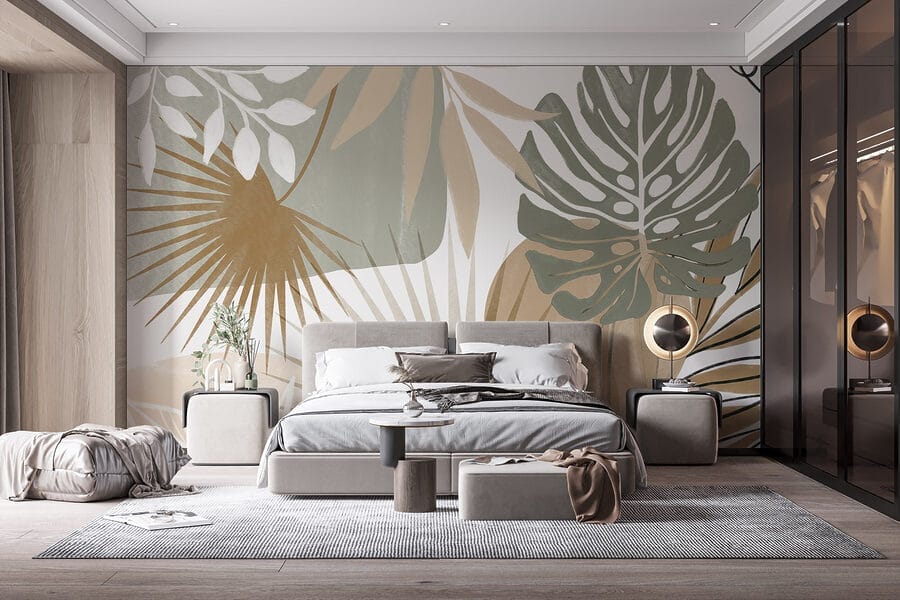 Von der Natur inspiriertes abstraktes botanisches Design