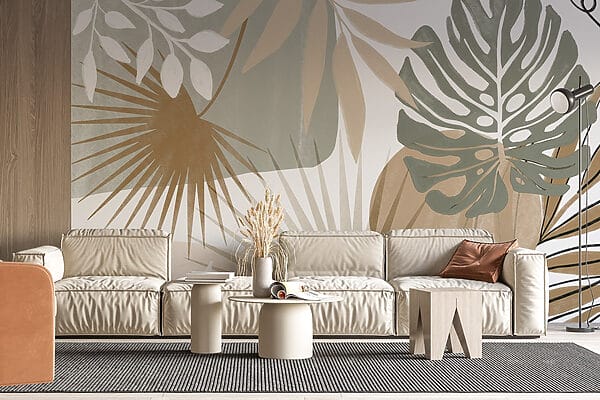 Von der Natur inspiriertes abstraktes botanisches Design Von der Natur inspiriertes abstraktes botanisches Design