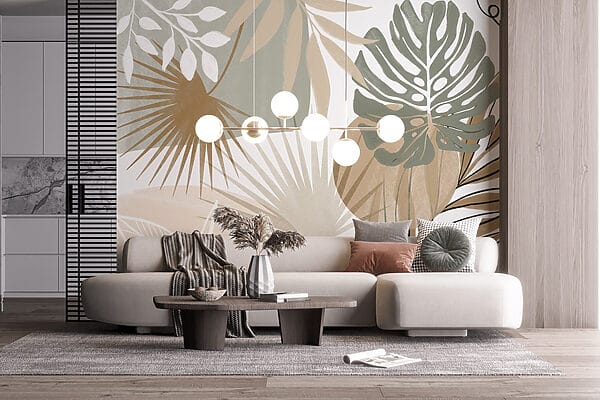 Von der Natur inspiriertes abstraktes botanisches Design Von der Natur inspiriertes abstraktes botanisches Design