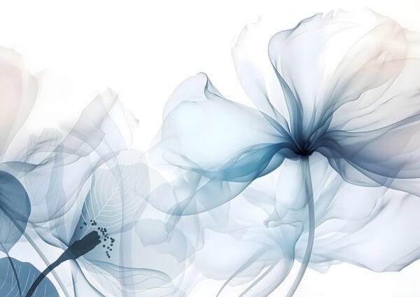 Delicate floral shades in soft hues