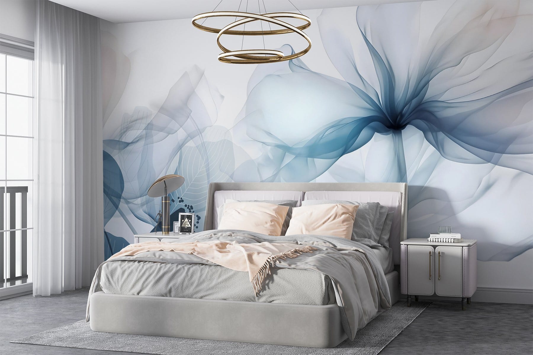 Delicate floral shades in soft hues