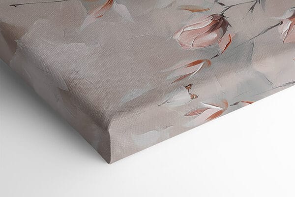 Gemälde mit rosa Blumen Gemälde mit rosa Blumen