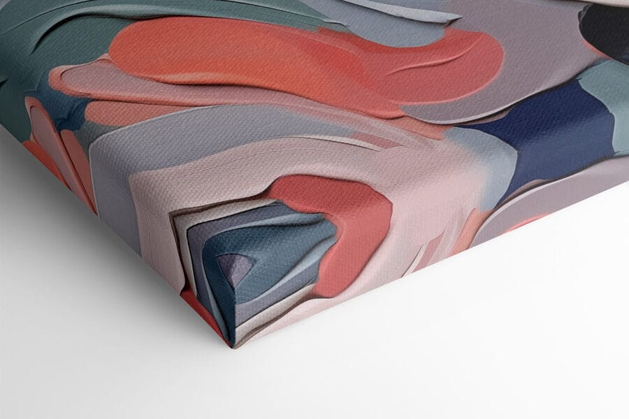 Abstract waves of gentle colors Abstract waves of gentle colors