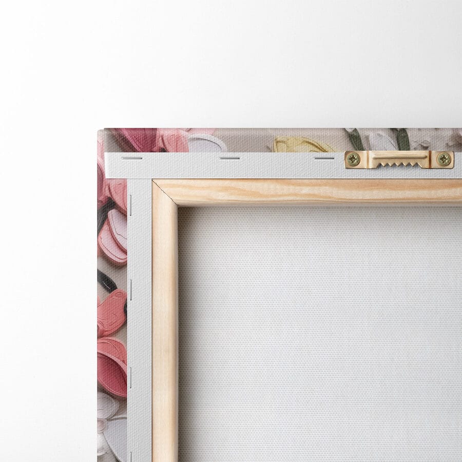 Wandkunst aus Blumen