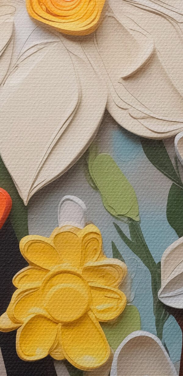 Wandkunst aus Blumen Wandkunst aus Blumen