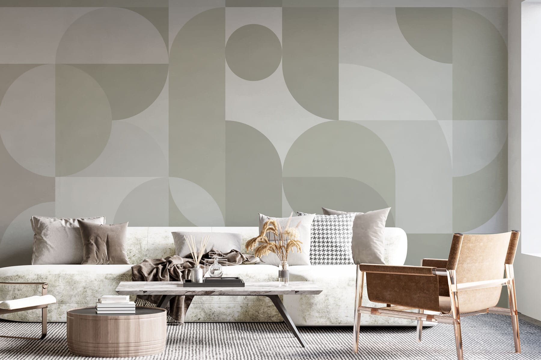 Grey and white geometric pattern Grey and white geometric pattern