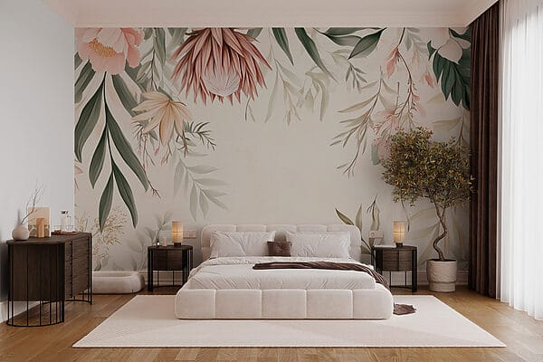 Florale Bordüre mit Blättern und Blumen w03019pib4r 600x400 - Florale Bordüre mit Blättern und Blumen - tegory