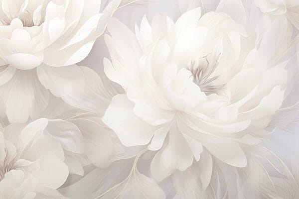 Delicate petals in soft hues