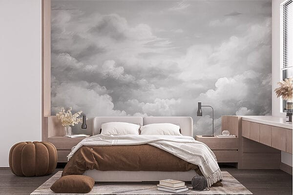 Graustufenaufnahme von Wolken Graustufenaufnahme von Wolken