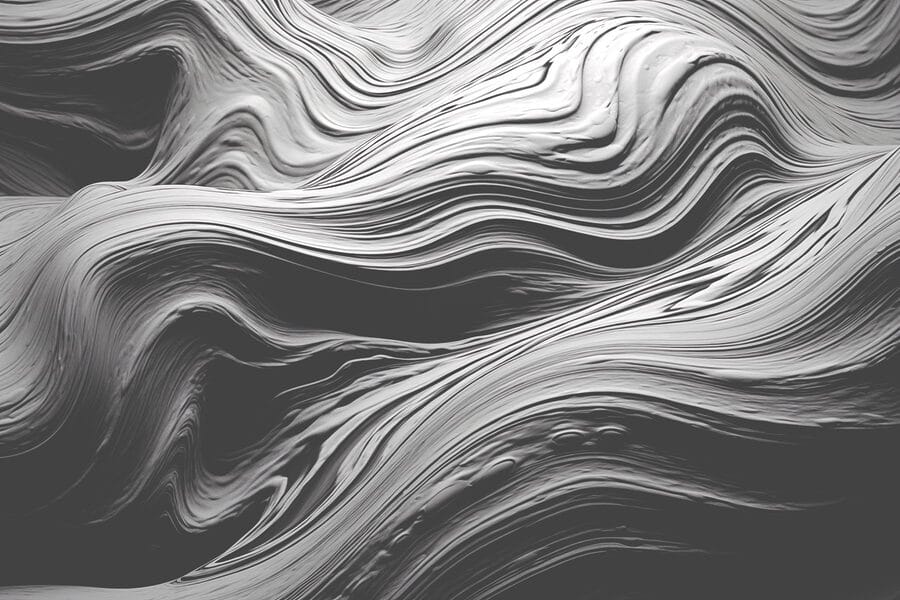 Fließende Texturen in monochromen Tönen