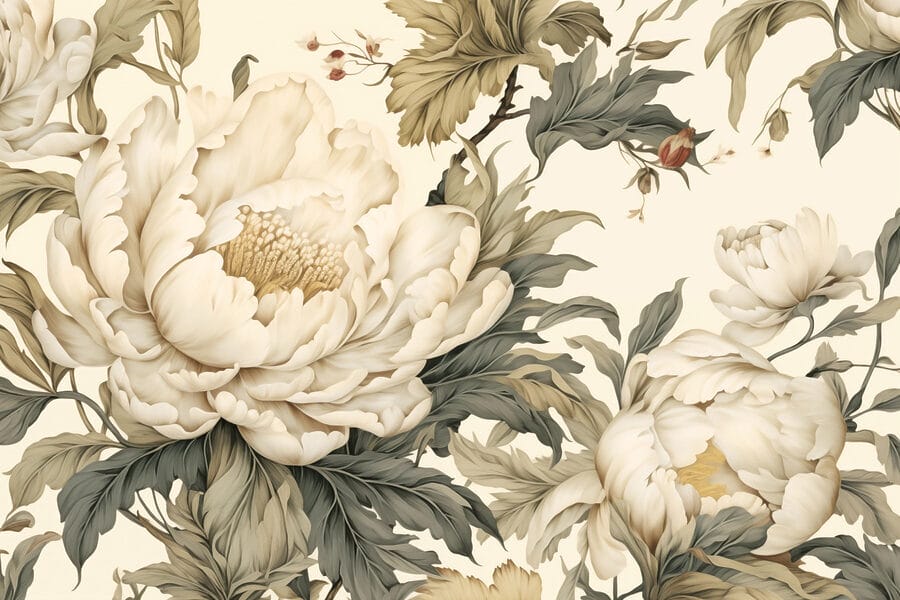 Elegante Blüten in sanften Tönen