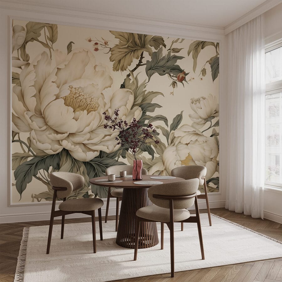 Elegante Blüten in sanften Tönen