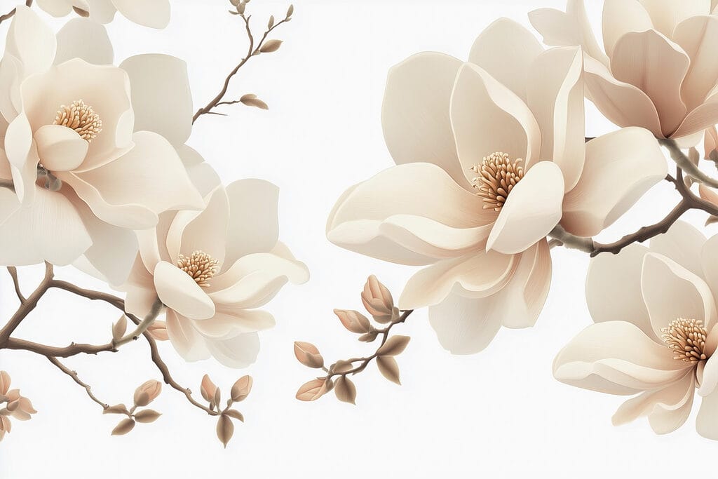 Elegante Blüten an anmutigen Zweigen Elegante Blüten an anmutigen Zweigen