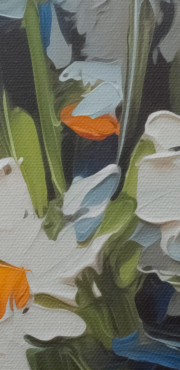 Helle Gänseblümchen vor blauem Hintergrund Helle Gänseblümchen vor blauem Hintergrund