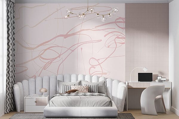 Rosa Linien auf weißem Hintergrund Rosa Linien auf weißem Hintergrund