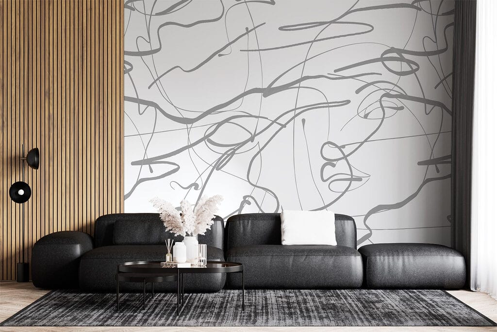 White background with gray lines White background with gray lines