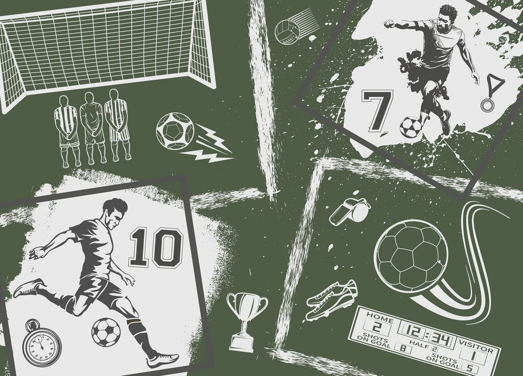 Collage aus verschiedenen Sportbildern Collage aus verschiedenen Sportbildern