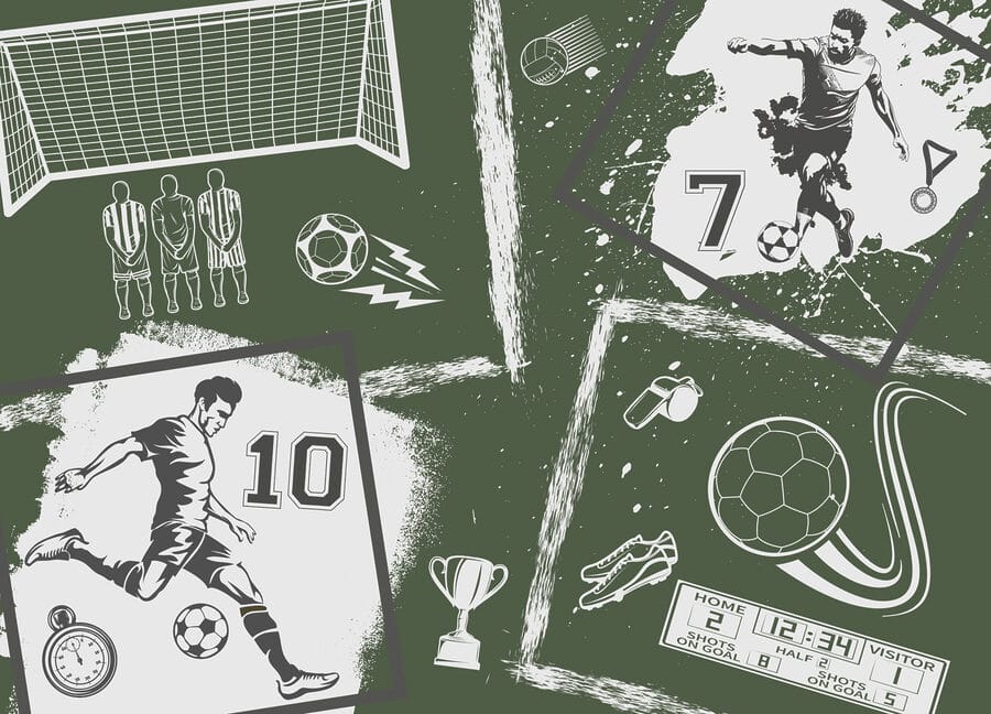 Collage aus verschiedenen Sportbildern