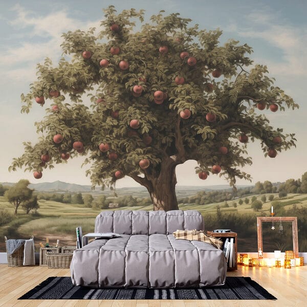 Baum mit Äpfeln darauf Baum mit Äpfeln darauf