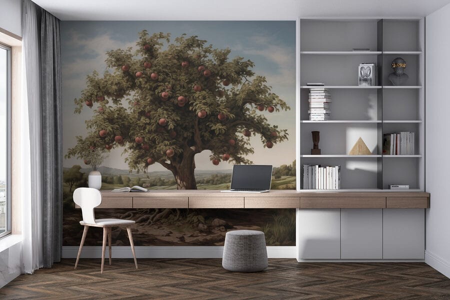 Baum mit Äpfeln darauf