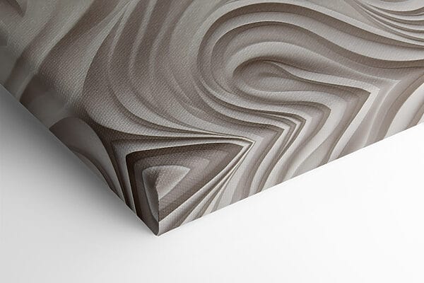 Weiße Wand mit gewellten Linien Weiße Wand mit gewellten Linien