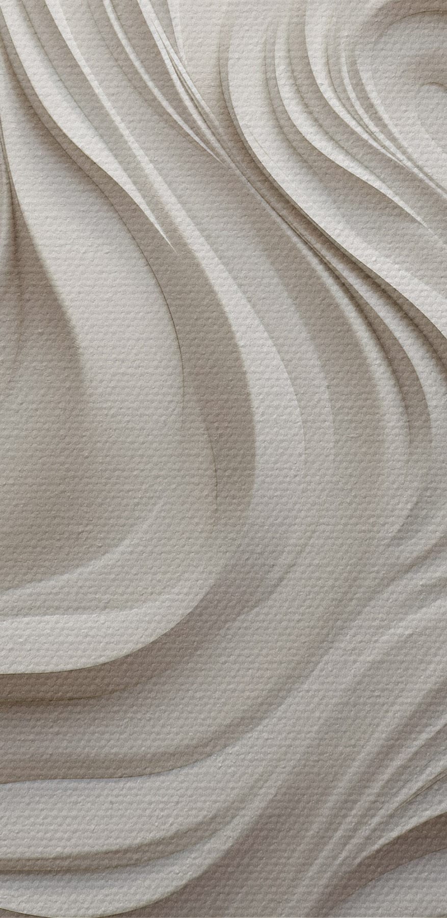 Weiße Wand mit gewellten Linien Weiße Wand mit gewellten Linien