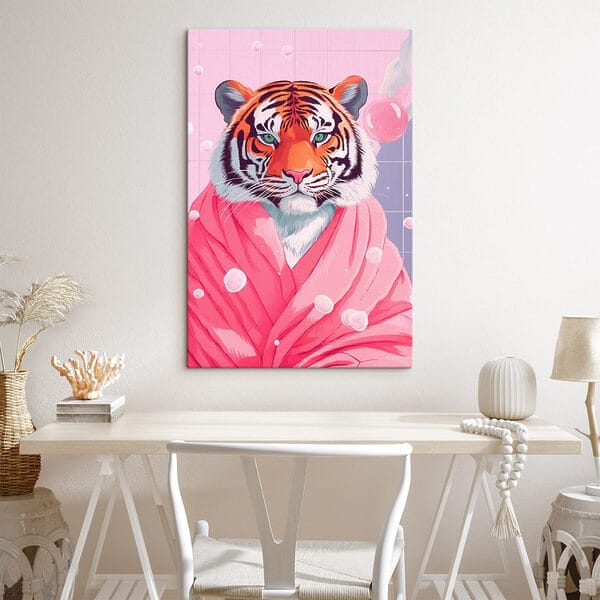 Tiger im rosa Gewand Tiger im rosa Gewand