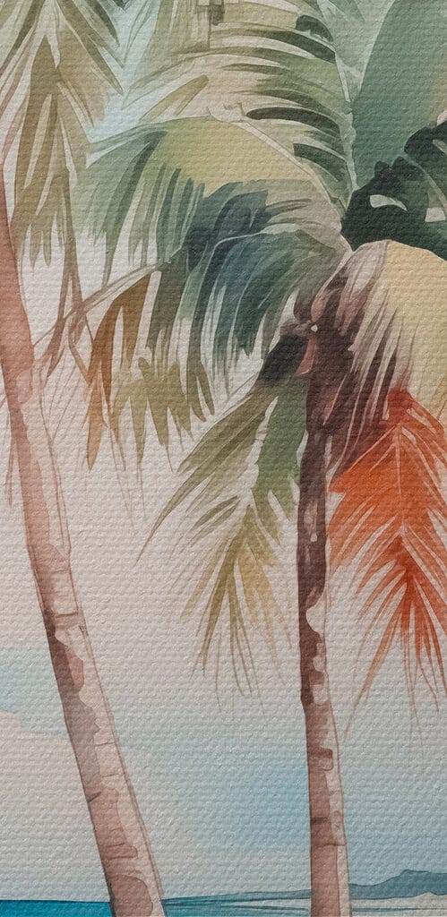 Palm trees on a beach Palm trees on a beach