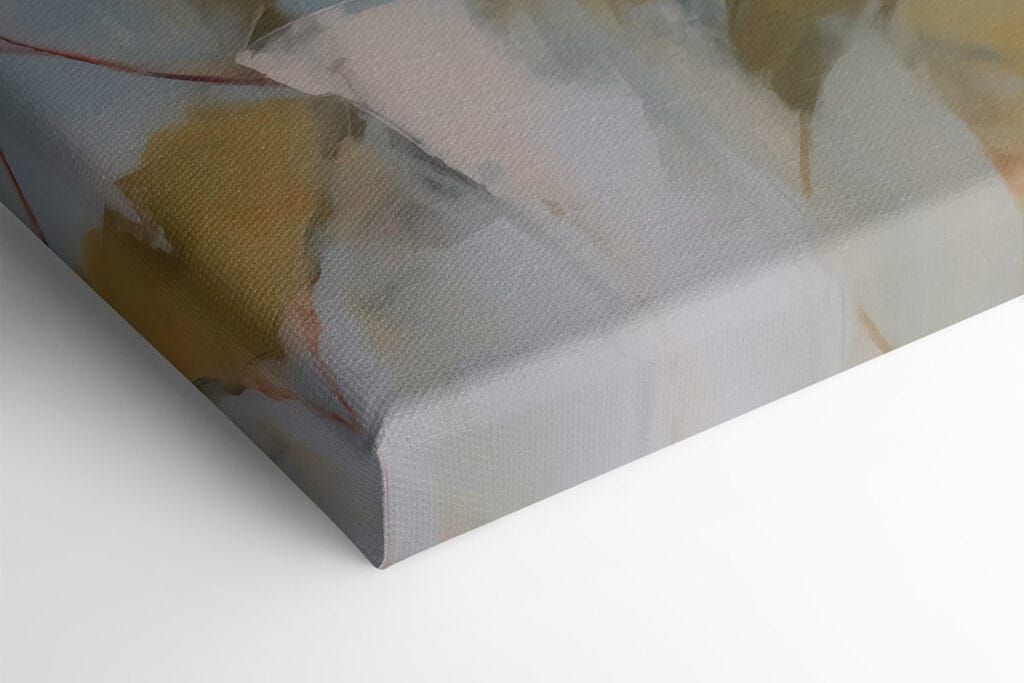 Painting of flowers on a blue background Painting of flowers on a blue background