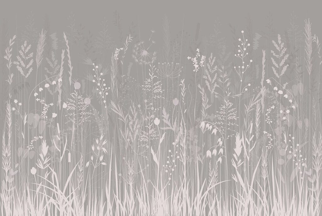Grasfeld mit Blumen Grasfeld mit Blumen