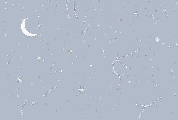Mond und Sterne am Himmel Mond und Sterne am Himmel