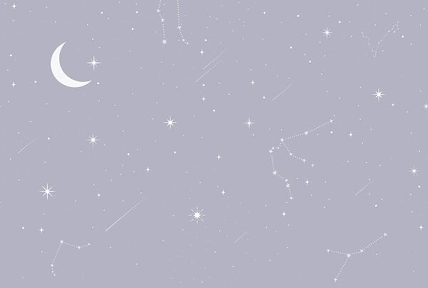 Mond und Sterne am Himmel Mond und Sterne am Himmel