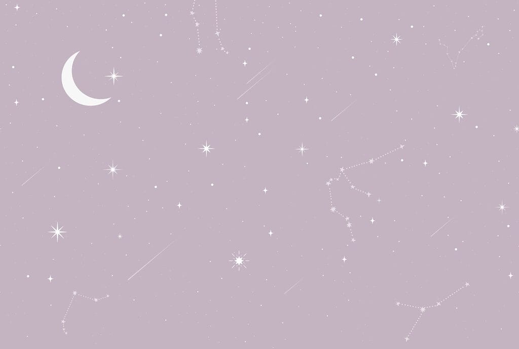 Mond und Sterne am Himmel Mond und Sterne am Himmel