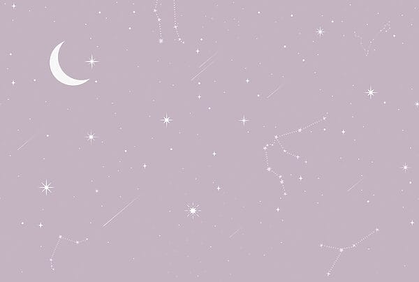 Mond und Sterne am Himmel Mond und Sterne am Himmel