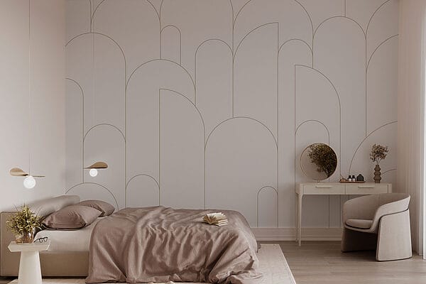 Weiße und braune Linien auf weißem Hintergrund Weiße und braune Linien auf weißem Hintergrund