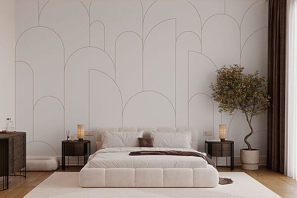 Weiße und braune Linien auf weißem Hintergrund Weiße und braune Linien auf weißem Hintergrund