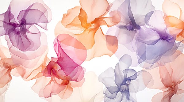 Group of flowers in different colors Group of flowers in different colors