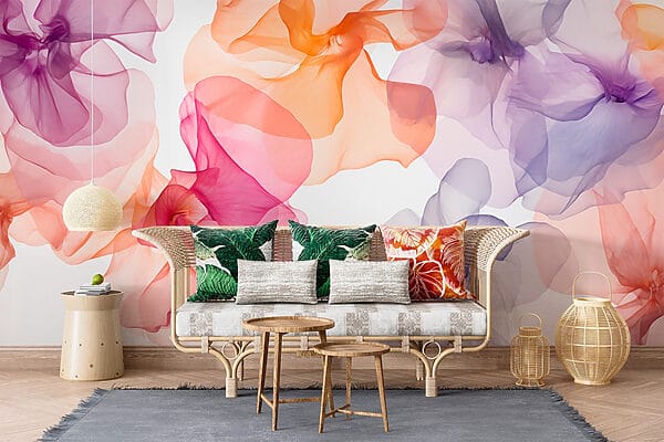 Group of flowers in different colors Group of flowers in different colors