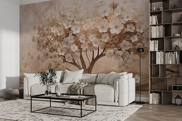 Baum aus Papierblumen Baum aus Papierblumen