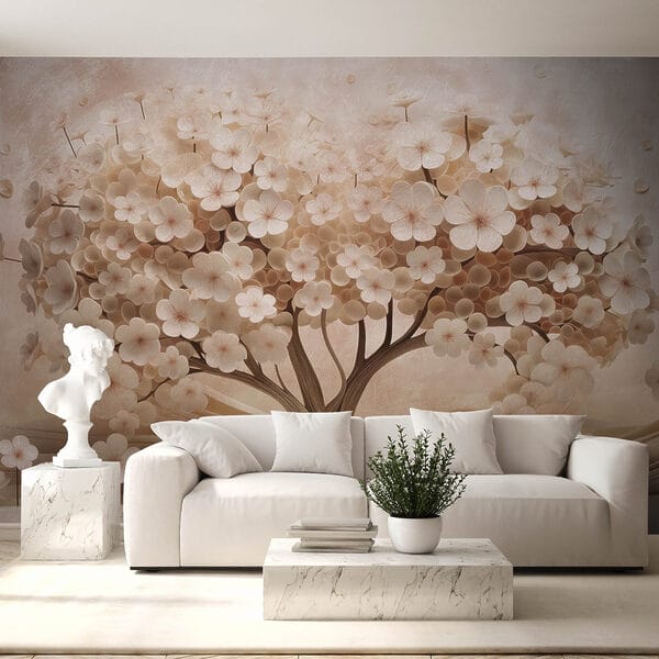 Baum aus Papierblumen Baum aus Papierblumen