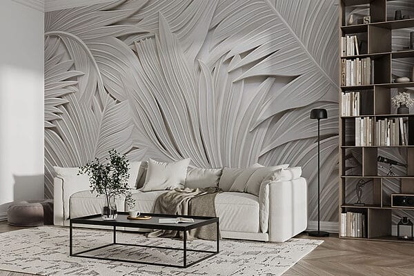 Weißes Papier mit ausgeschnittenen Blättern Weißes Papier mit ausgeschnittenen Blättern