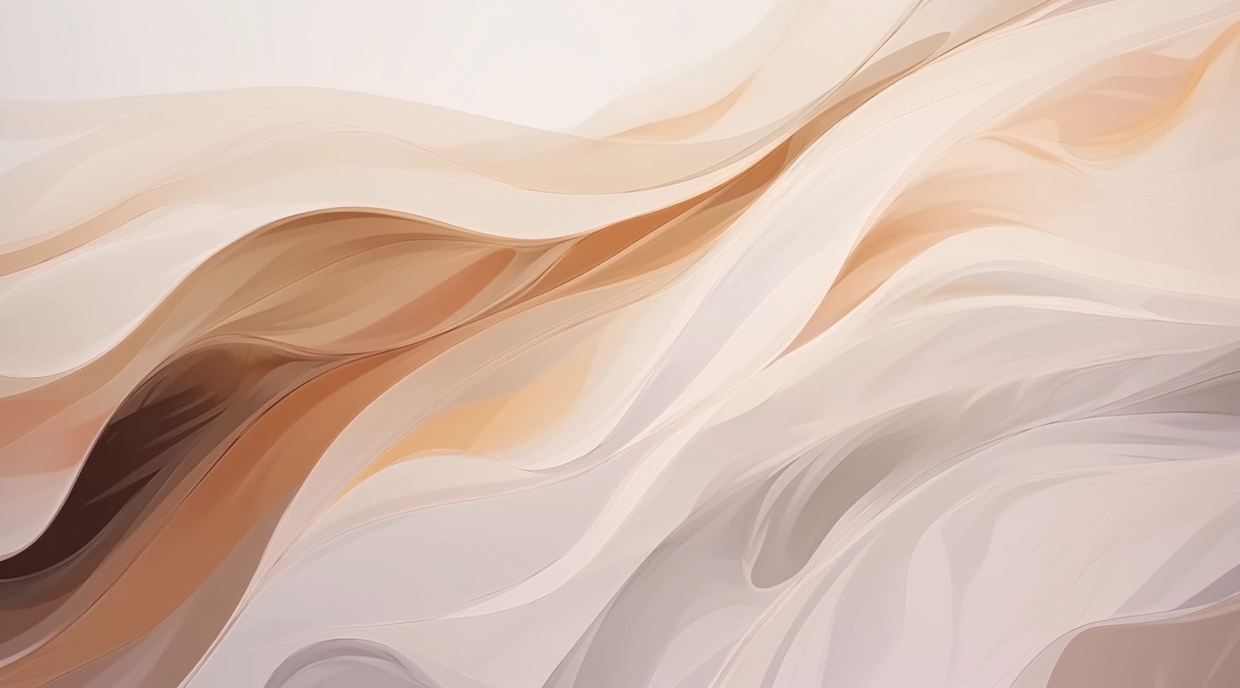 Soft waves of warm colors flowing