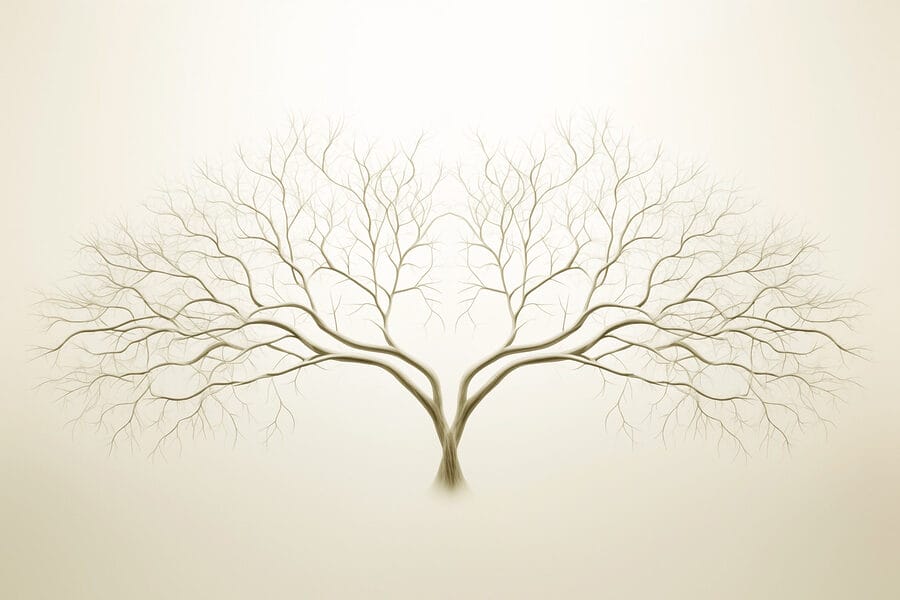 Baum ohne Blätter